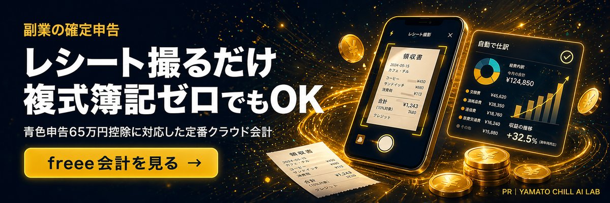 freee会計 - レシート撮るだけ 複式簿記ゼロでもOK