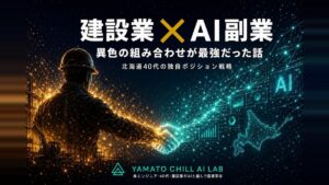 建設業×AI副業 異色の組み合わせが最強だった話