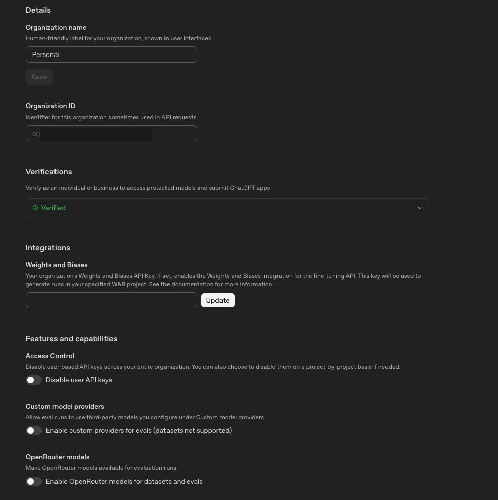 OpenAI Verifications で Individual に緑色の Verified バッジが表示された完了画面