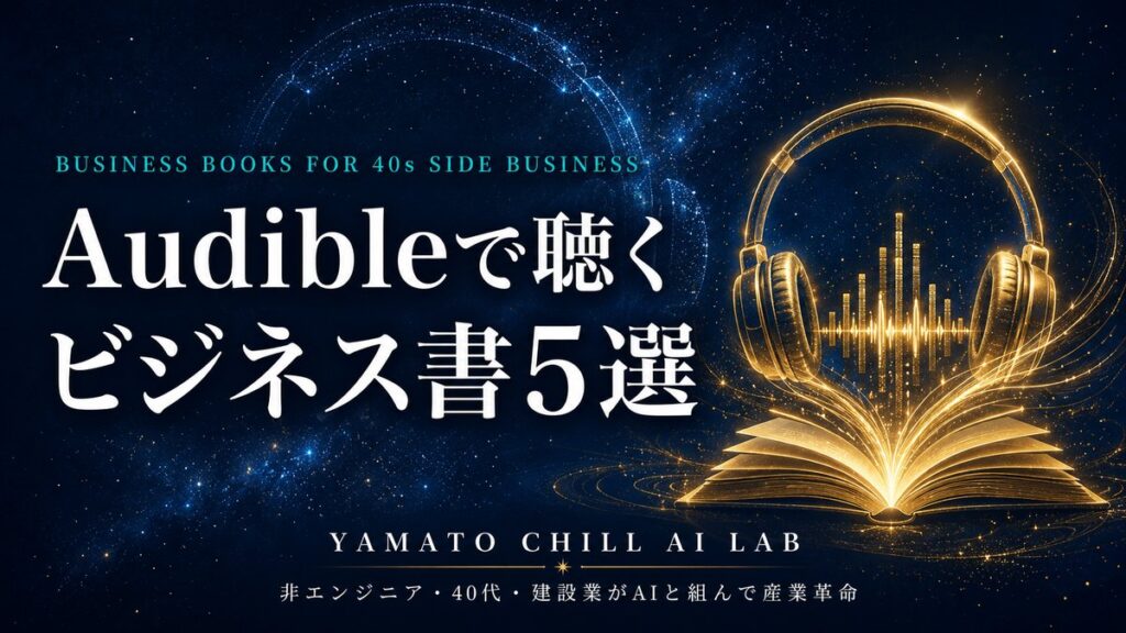 Audibleで聴くべきビジネス書5選 アイキャッチ