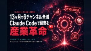 13ヶ月で6チャンネル全滅からClaude Codeで産業革命のアイキャッチ