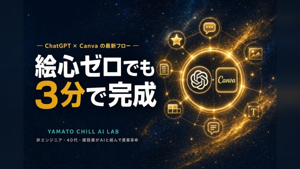 ChatGPT × Canva Magic Layers でチラシ・サムネを3分で完成させるアイキャッチ