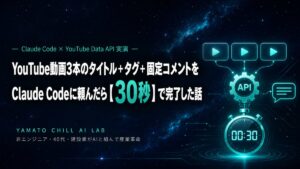 Claude Codeに「タイトル直して」と頼んだら30秒で完了した話