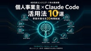 個人事業主×Claude Code 活用法10選 アイキャッチ