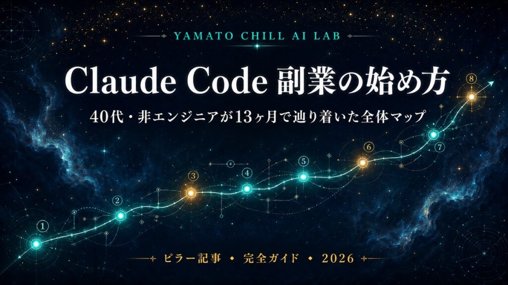 ピラー記事 Claude Code 副業の始め方 - 完全ガイドのアイキャッチ