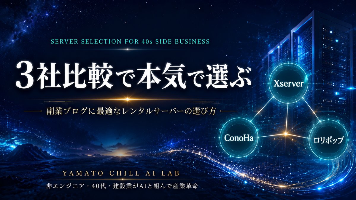 副業ブログ用レンタルサーバーの選び方 アイキャッチ