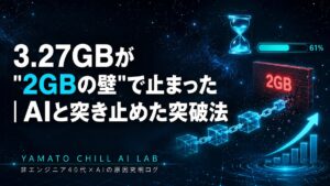 YouTubeの大容量アップロードが2GBの壁で止まる問題とAIで突き止めた突破法のアイキャッチ
