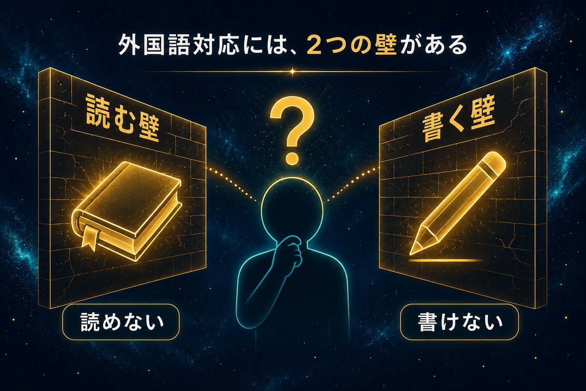 従来の翻訳サイトと意味理解型のAIチャット翻訳、2つの訳し方の違いを比較した図解