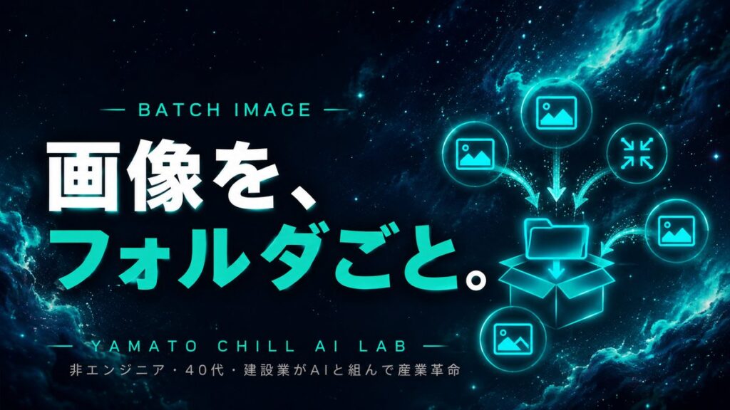 画像をフォルダごと一括処理する方法のアイキャッチ画像