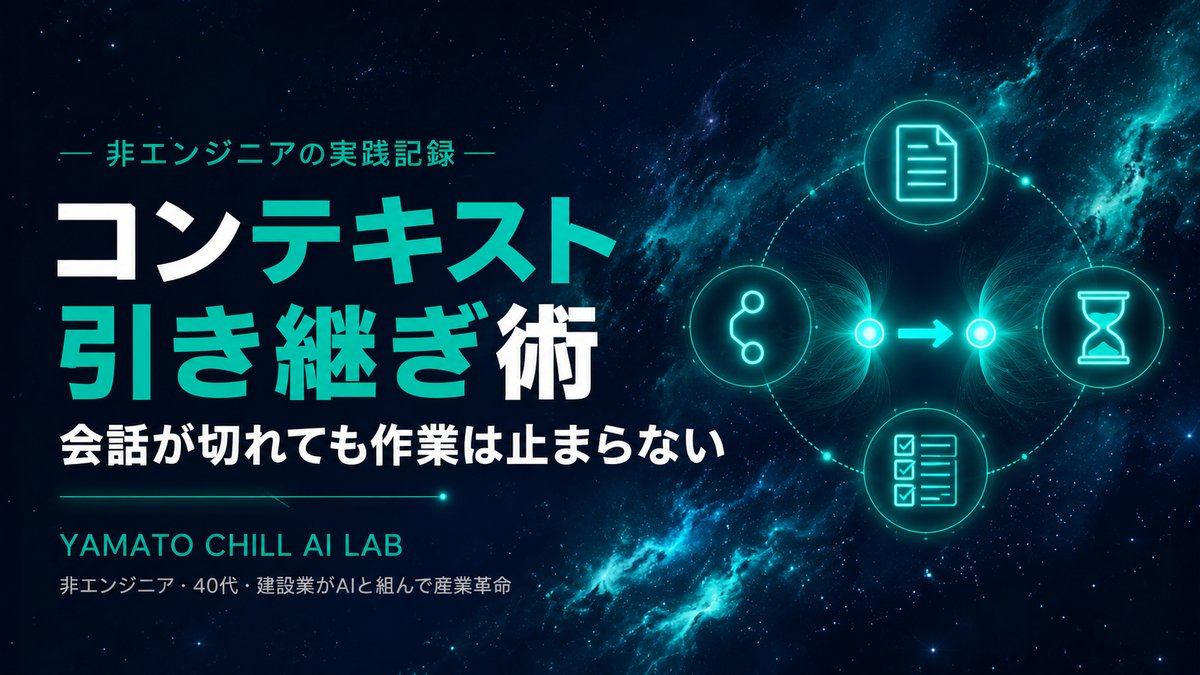 会話が切れても作業を止めないための引き継ぎ術を解説するアイキャッチ画像