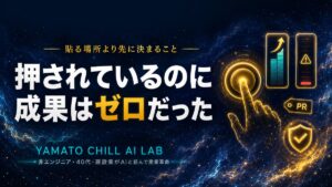 広告リンクは押されていたのに成果が発生しなかったことを示すアイキャッチ
