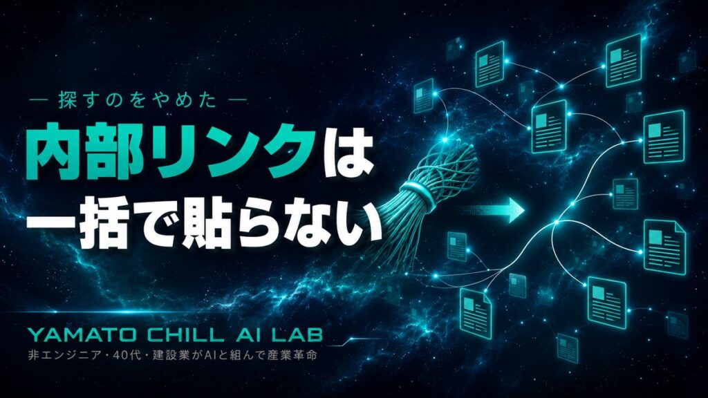 記事どうしを1本ずつ線でつないでいくイメージ