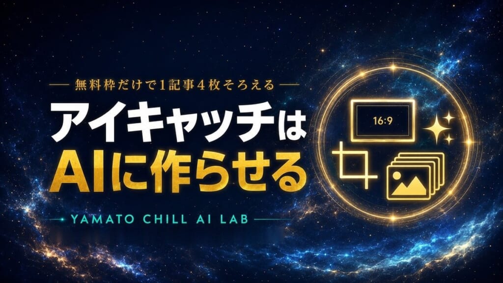 ブログのアイキャッチをAIで作る方法を解説する記事のタイトル画像