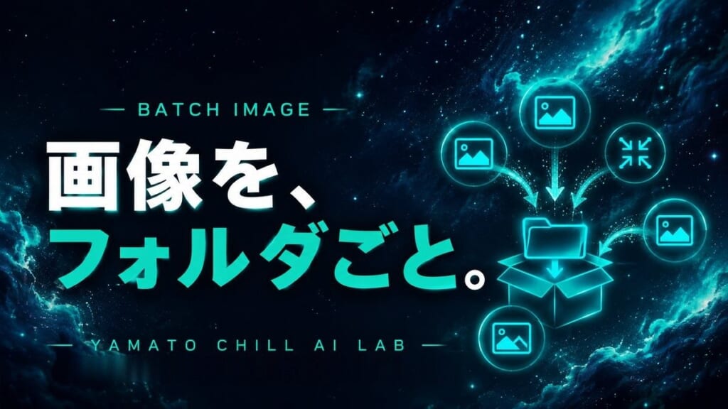画像をフォルダごと一括処理する方法のアイキャッチ画像