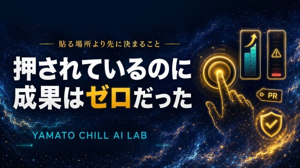 広告リンクは押されていたのに成果が発生しなかったことを示すアイキャッチ