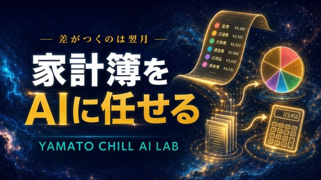 家計の明細をAIがカテゴリごとに仕分けするイメージ