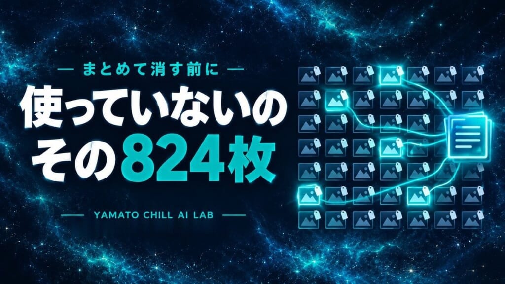 同じ荷札が下がっていても一部は記事につながっていて使用中であることを示すイメージ