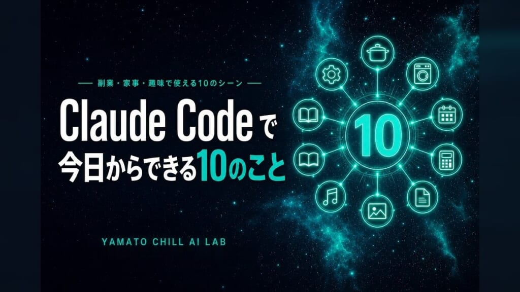 Claude Codeで今日からできる10のことのアイキャッチ