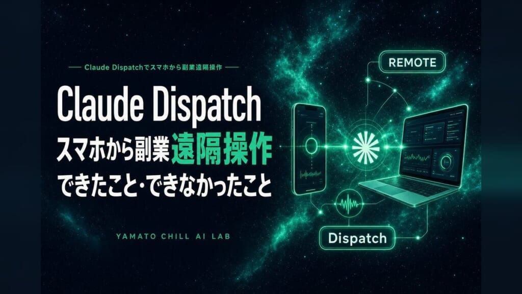 スマホからAIに副業の作業を遠隔操作させた全記録のアイキャッチ