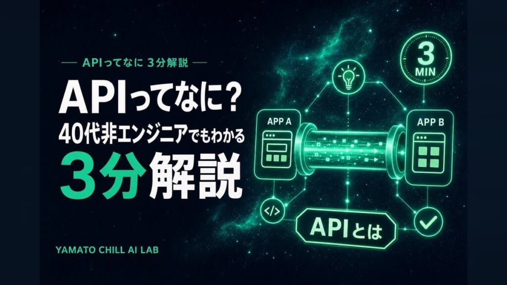 APIってなに 40代非エンジニアでもわかる3分解説のアイキャッチ