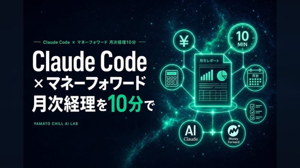 AIと会計ソフトで個人事業主の月次経理を10分で終わらせる方法のアイキャッチ