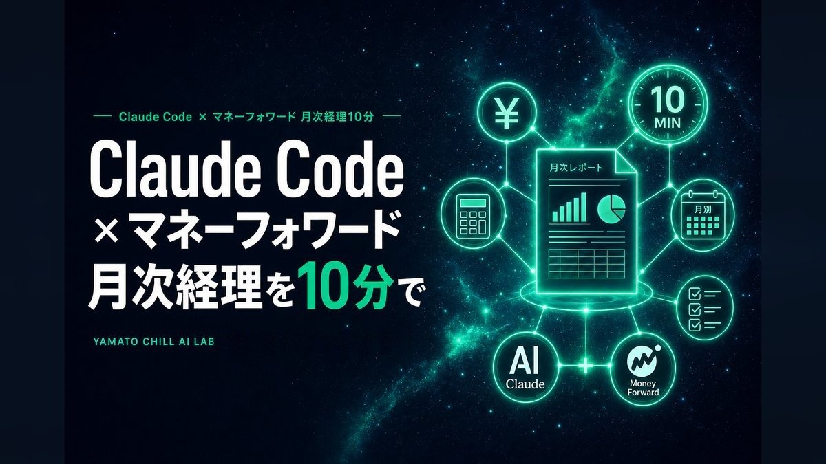AIと会計ソフトで個人事業主の月次経理を10分で終わらせる方法のアイキャッチ